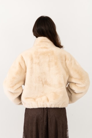 Casaco direito - Bege