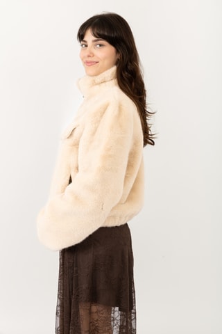 Casaco direito - Bege