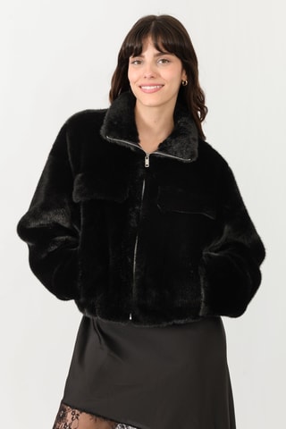 Casaco direito - Preto