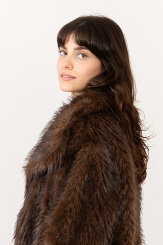 Casaco direito - Castanho