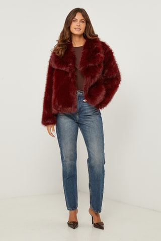 Casaco direito - Bordô