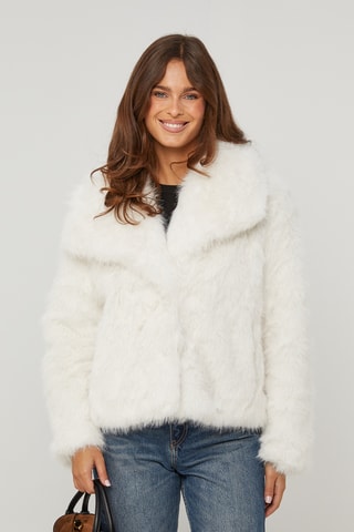 Casaco direito - Marfim