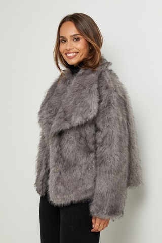 Casaco direito - Cinzento