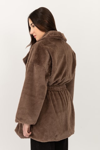 Casaco loose - Castanho