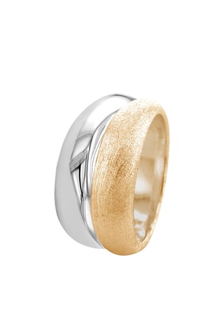 Ring - Zilver en Doublé Geelgoud
