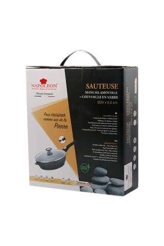 Sauteuse L'amovible revêtement Greblon® C3 - 24 cm