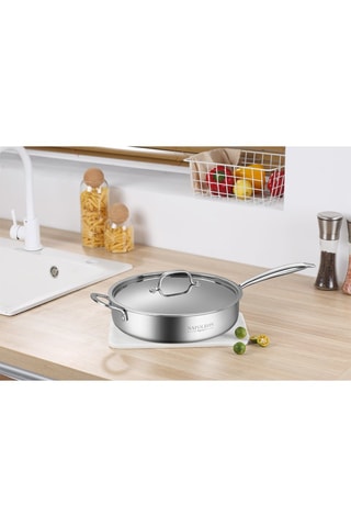 Sauteuse en acier inoxydable - 28 cm