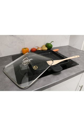 Plat à four L'amovible en fonte - 34 x 34 cm