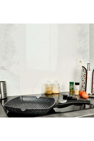 Gril L'amovible en acier inoxydable - 28 x 28 cm