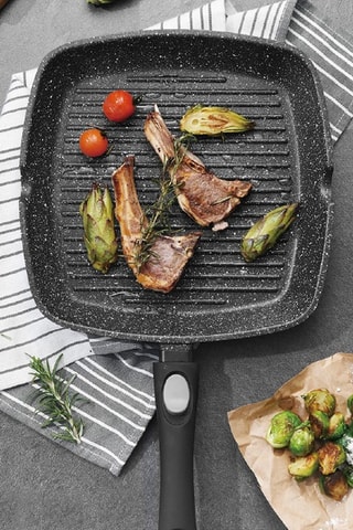 Poêle avec manche amovible L'amovible - 24 x 24 x 5 cm