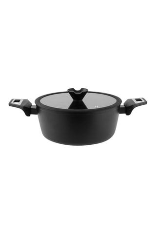 Tacho com tampa em vidro 28 cm