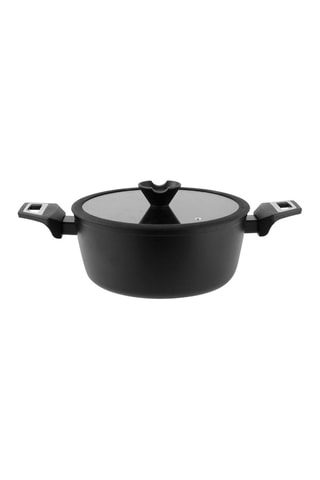 Tacho com tampa em vidro 24 cm