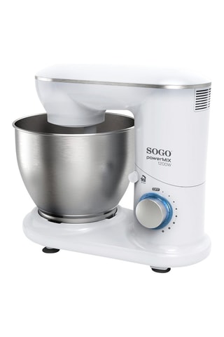 Robô pasteleiro 3 em 1 com tigela rotativa - 6 l - 1200 W