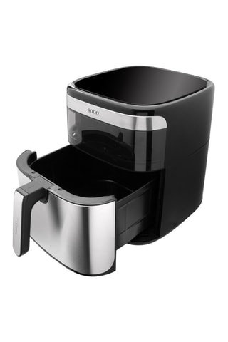 Fritadora a ar de aço inoxidável, cerâmica e silicone - 10 l