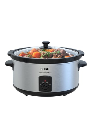 Panela para cozedura de aço inoxidável 3 funções - 5 L