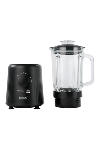 Liquidificador em titânio e aço inoxidável - 1,5 l - 1000 W - 2 velocidades