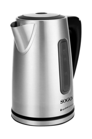 Chaleira tátil digital sem fios de aço inoxidável - 1,7 l