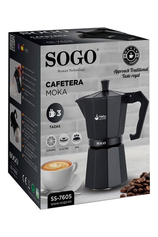 Cafeteira Moka 3 chávenas