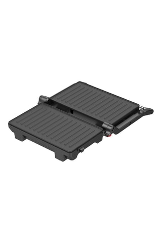 Grelhador elétrico em aço inoxidável e cerâmica - 1000 W - 27 x 23 x 10 cm