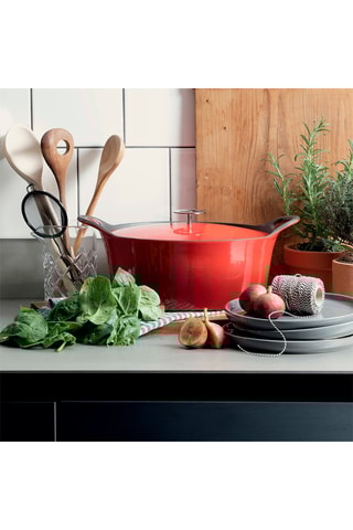 Cocotte ovale in ghisa di ferro smaltata Volcan - 
35 cm - 6 l