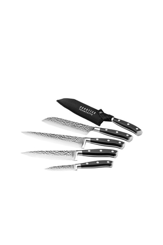 Coltello da chef in acciaio inossidabile 5Cr15MoV con protezzione lama Carbon - 16 cm