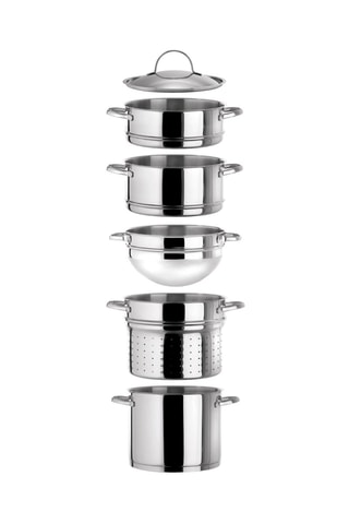 Set cottura a vapore Le Cuisinox in acciaio inossidabile - 24 cm