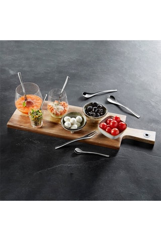 6 cucchiaini da caffè in acciaio inossidabile Festivity