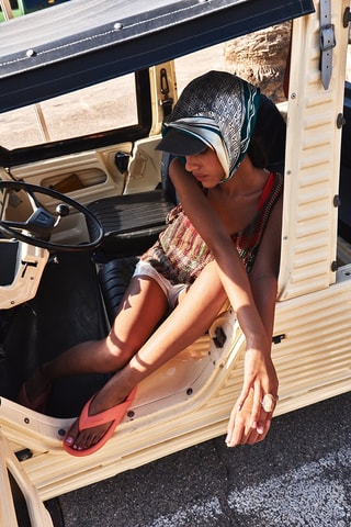 Slippers plateformes Flip Flop - Zalmkleurig