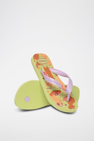 Slippers Kids Fantasy - Lichtgroen en Oranje