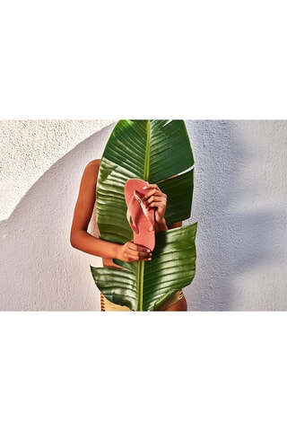 Slippers Brasil Logo - Zalmkleurig