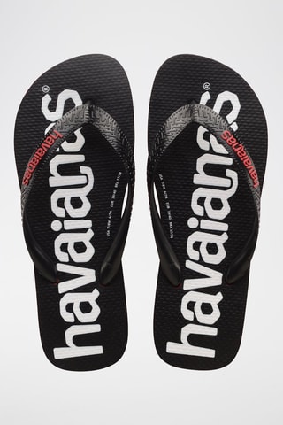 Slippers Top Logomania 2 - Zwart en Wit