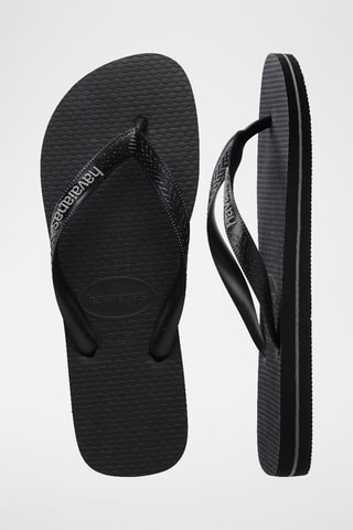 Slippers Top Logo Filete - Zwart