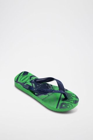 Tongs Kids Athletic  - Vert et bleu