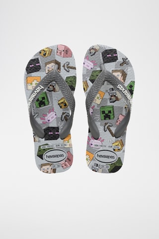 Slippers Minecraft Kids - Grijs