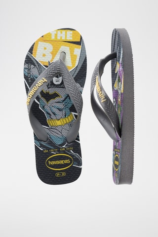 Slippers Batman en Joker Justice League DC Comics Kids Max - Grijs 