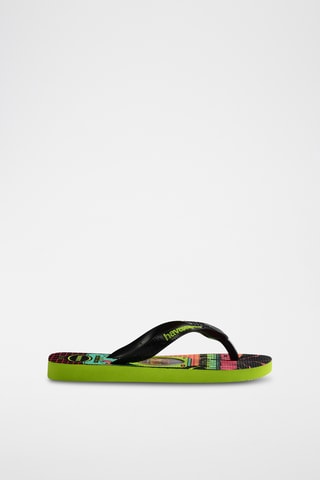 Slippers Kids Top Holographic - Zwart en groen