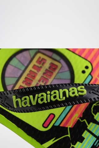 Slippers Kids Top Holographic - Zwart en groen