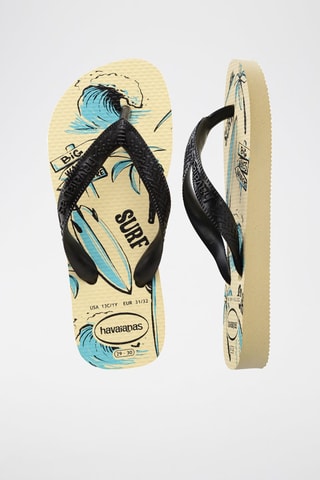 Slippers Kids Athletic - Lichtgeel en Blauw 