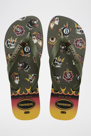 Slippers Top Tribo - Kaki