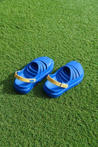 Clogs Blauw en Geel