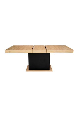 Mesa extensible Tania - Natural y negro