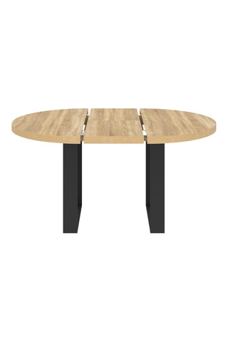 Mesa de comedor redonda extensible Brixton - 110/150 x 110 x 75 cm