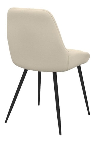 6 sillas Ornella - Beige y negro