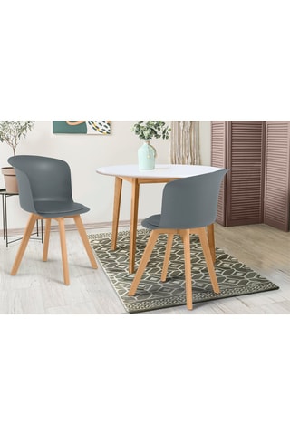 2 sillas Lara - 54,5 x 75 x 43 cm