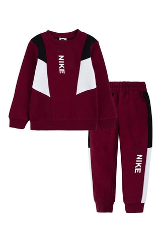 Sweat et jogging Bordeaux, blanc et noir - Nike