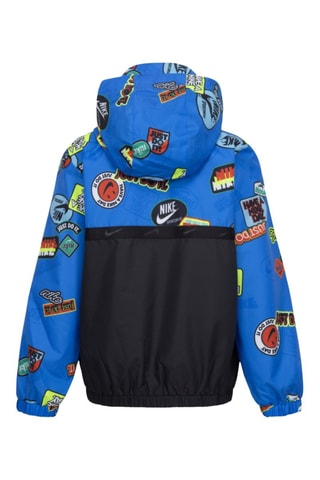 Veste à capuche - Indigo et noir