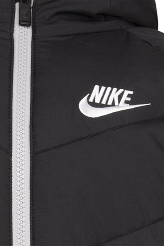 Doudoune à capuche - Noir et blanc