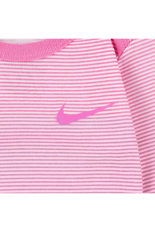 3 bodys - Gris foncé chiné, rose et blanc - Nike