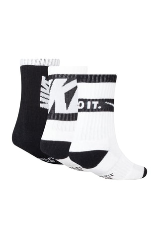 3 paires de chaussettes - Noir et blanc - Nike