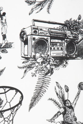 T-shirt Sports Sketch - Blanc - Jordan